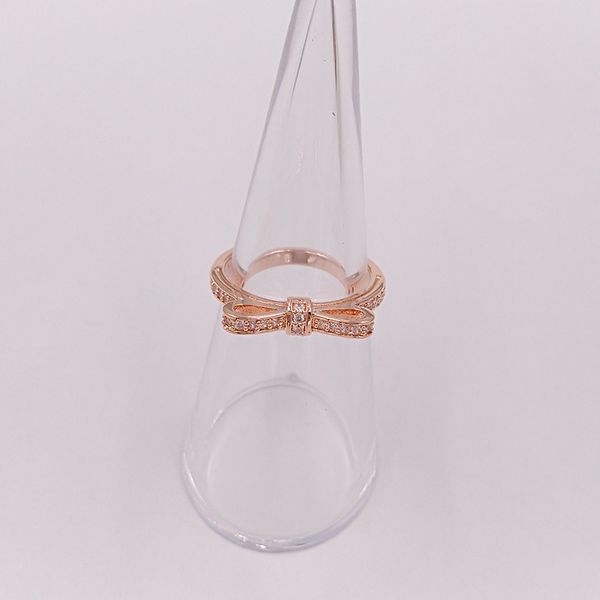 rose gold plated & 925 sterling silver ring sparkling bow european pandora style jewelry charm ring gift 180906cz
rose gold plated & 925 sterling silver ring sparkling bow european pandora style jewelry charm ring gift 180906cz