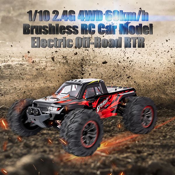 1/10 2.4g 4wd brushless rc car remote control car toy high speed 60km/h vehicle models toys electric off-road racing car
1/10 2.4g 4wd brushless rc car remote control car toy high speed 60km/h vehicle models toys electric off-road racing car