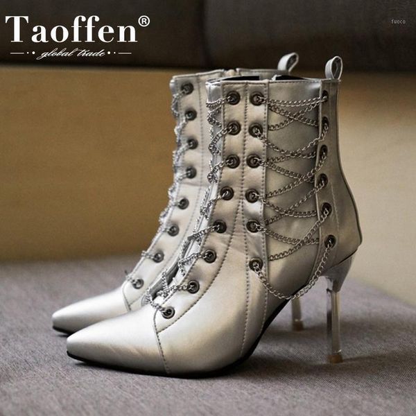 boots taoffen woemn ankle chain thin high heel winter shoes woman zipper fashion short boot lady party footwear size 34-431, Black
boots taoffen woemn ankle chain thin high heel winter shoes woman zipper fashion short boot lady party footwear size 34-431, Black