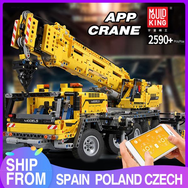 mould king moc technic series motor power mobile crane mk ii truck model kits model building blocks bricks kids diy toys gifts 1008
mould king moc technic series motor power mobile crane mk ii truck model kits model building blocks bricks kids diy toys gifts 1008