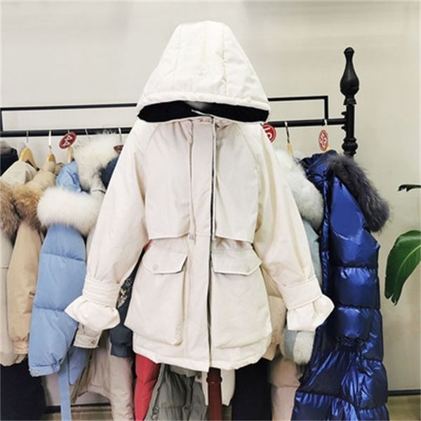 2021 new real natural fur collar women's winter 90% white female warm thick coat down parka snow loose hooded jacket epxa, Black
2021 new real natural fur collar women's winter 90% white female warm thick coat down parka snow loose hooded jacket epxa, Black
