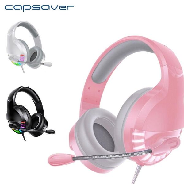 capsaver wired headphone game headset gaming earphone adjustable rgb with microphone usb cable for pc lapcomputer over-ear
capsaver wired headphone game headset gaming earphone adjustable rgb with microphone usb cable for pc lapcomputer over-ear
