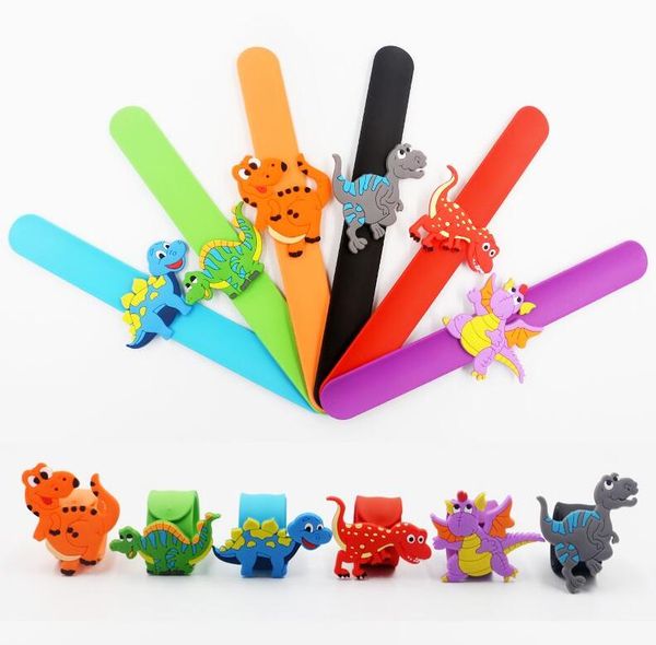 colorful dinosaur flexible silicone slap snap wrap bracelet wristband jewelry kids cute gift ing, Silver
colorful dinosaur flexible silicone slap snap wrap bracelet wristband jewelry kids cute gift ing, Silver