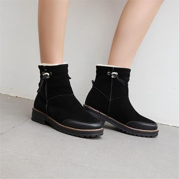 бесплатная доставка ботинки женщин замши faux snow boots зима женщины голеностопного мода повседневная обувь платформы большой размер 34-43, Black
бесплатная доставка ботинки женщин замши faux snow boots зима женщины голеностопного мода повседневная обувь платформы большой размер 34-43, Black