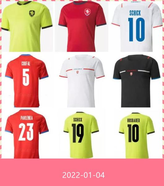 2021 2022 european cup czech republic soccer jersey 21-22 #10 husbauer 14 jankto 15 soucek 21 skoda shirt national team football uniforms216, Black;yellow
2021 2022 european cup czech republic soccer jersey 21-22 #10 husbauer 14 jankto 15 soucek 21 skoda shirt national team football uniforms216, Black;yellow