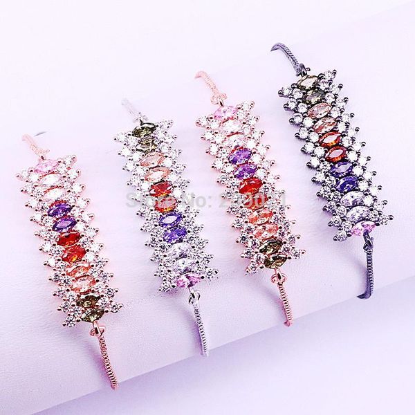 new fashion 10pcs rainbow cz cubic zirconia micro pave connector bracelets charm jewelry, Black
new fashion 10pcs rainbow cz cubic zirconia micro pave connector bracelets charm jewelry, Black