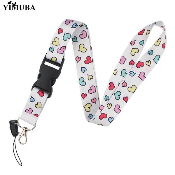 mini colorful heart keychain hang rope lariat lanyards for keys id card pass gym badge holder neck straps keyring cute ornaments, Silver
mini colorful heart keychain hang rope lariat lanyards for keys id card pass gym badge holder neck straps keyring cute ornaments, Silver