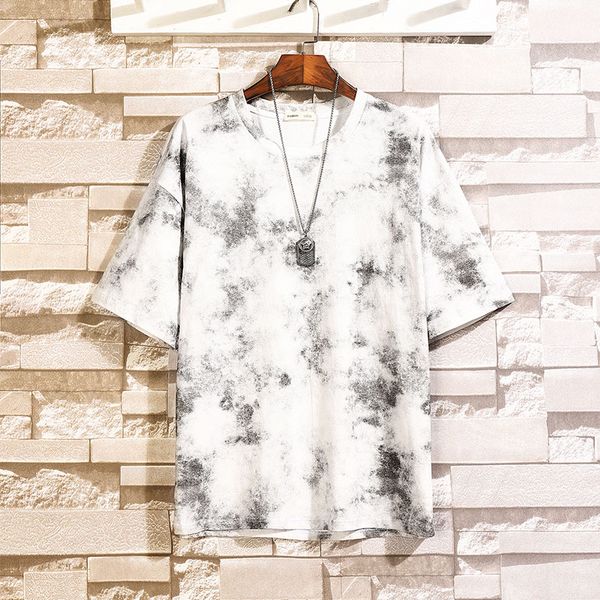 man's tie dye t-shirt cotton oversized punk hip hop japanese streetwear harajuku tshirt male t shirt men, White;black
man's tie dye t-shirt cotton oversized punk hip hop japanese streetwear harajuku tshirt male t shirt men, White;black