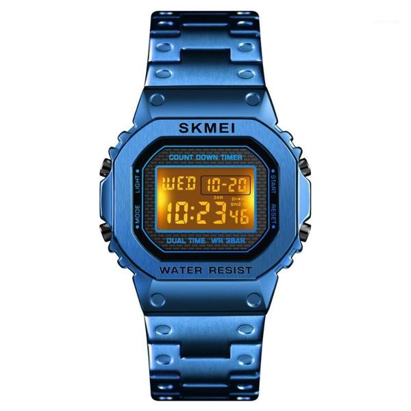 wristwatches skmei brand men sport watch waterproof chronograph countdown digital fashion electronic wristwatch alarm clock1, Slivery;brown
wristwatches skmei brand men sport watch waterproof chronograph countdown digital fashion electronic wristwatch alarm clock1, Slivery;brown