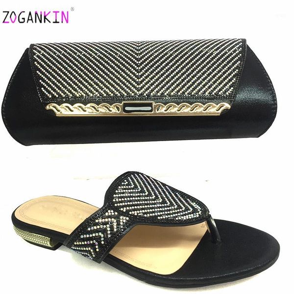 2019 autumn new arrivals hight quality nigerian women slipper matching bag black color style slingbacks for royal party1
2019 autumn new arrivals hight quality nigerian women slipper matching bag black color style slingbacks for royal party1