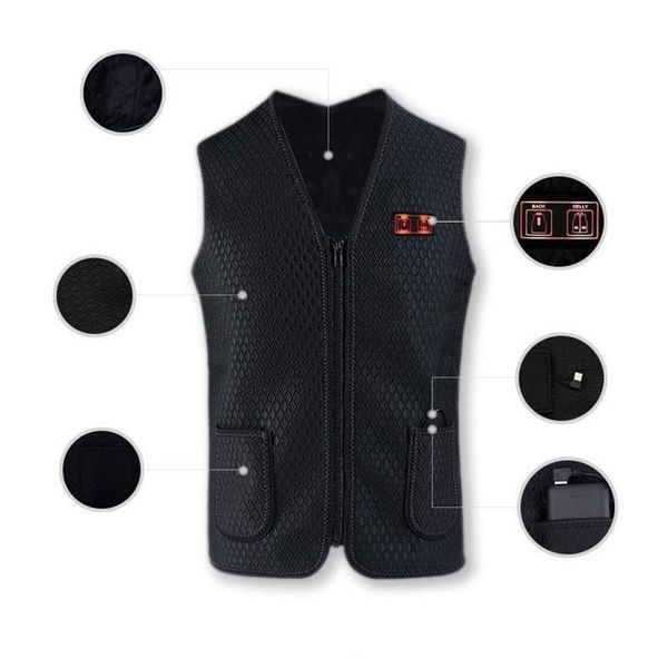 outdoor t-shirts neoprene heating vest usb 7-zone electric men and women clothing work, Gray;blue
outdoor t-shirts neoprene heating vest usb 7-zone electric men and women clothing work, Gray;blue