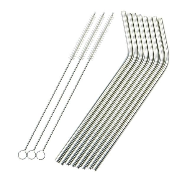 drinking straws reusable metal straws, high temperature resistant stainless steel folding party bar accessories with cleaning brushes
drinking straws reusable metal straws, high temperature resistant stainless steel folding party bar accessories with cleaning brushes