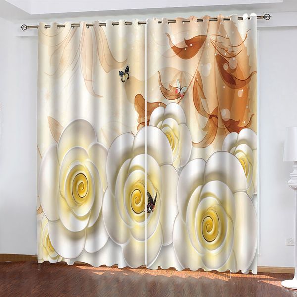 Customized 3d curtains simple and fresh modern cute cartoon thickening blackout curtains relief flower curtains
Customized 3d curtains simple and fresh modern cute cartoon thickening blackout curtains relief flower curtains