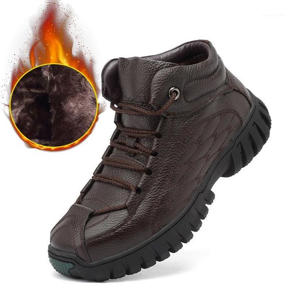 boots winter men's with fur 2021 genuine leather men shoes snow fashion ankle male footwear 39-461, Black
boots winter men's with fur 2021 genuine leather men shoes snow fashion ankle male footwear 39-461, Black