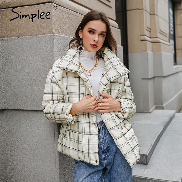 simplee causal white plaid autumn winter women parkas turtleneck long sleeve female warm coat high street fashion parkas 201127, Black
simplee causal white plaid autumn winter women parkas turtleneck long sleeve female warm coat high street fashion parkas 201127, Black
