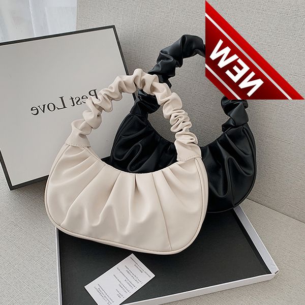 2022 summer pleated handlebags for women pu cloud leisure armpit bag shopping shoulder bags dumpling handbag female
2022 summer pleated handlebags for women pu cloud leisure armpit bag shopping shoulder bags dumpling handbag female