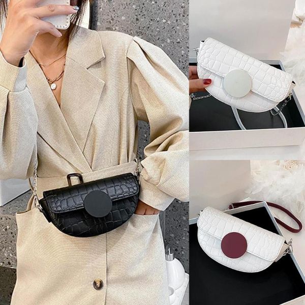 women shoulder bag clutch bag retro handbag retro fashion adjustable shoulder strap single cross saddle handbag