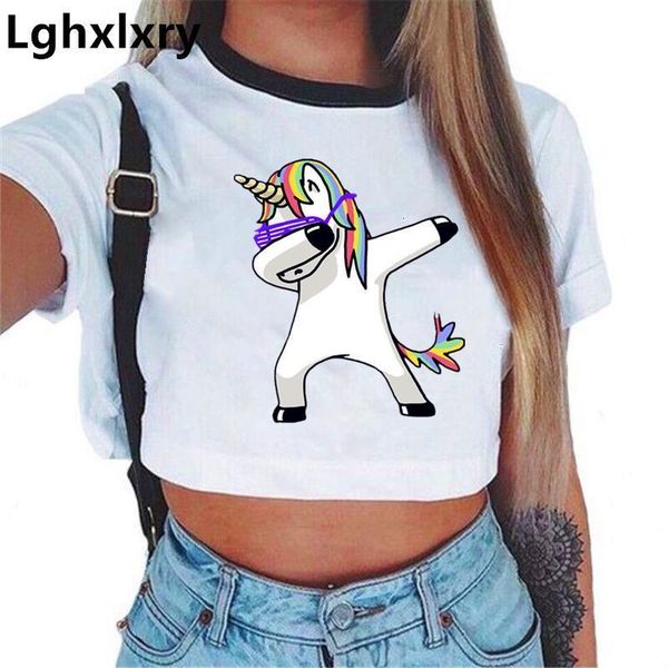 new fashion t shirt women 2019 summer vogue unicorn print harajuku tumblr streetwear crop woman leisure femal t shirts, White
new fashion t shirt women 2019 summer vogue unicorn print harajuku tumblr streetwear crop woman leisure femal t shirts, White