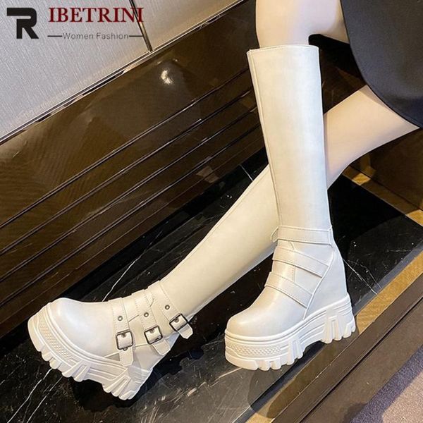 boots ribetrini cool chic internal height high heels thick platform winter motorcycles women shoes female, Black
boots ribetrini cool chic internal height high heels thick platform winter motorcycles women shoes female, Black