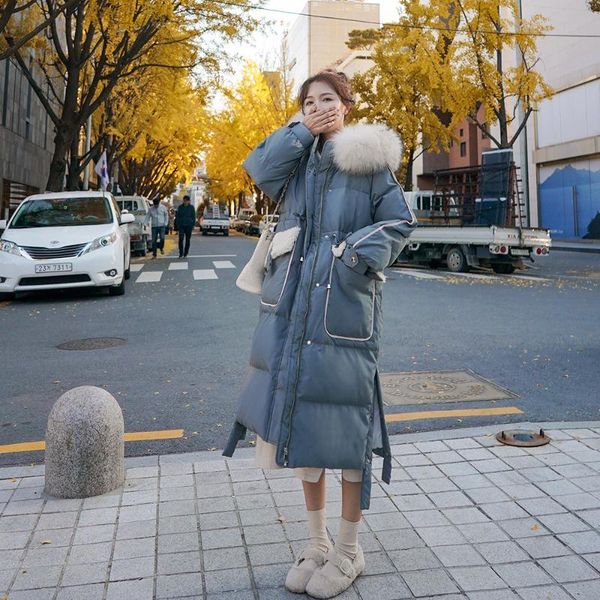 2021 winter long hooded artificial fur collar cotton jacket women thick warm loose casual fashion women parka coat, Black
2021 winter long hooded artificial fur collar cotton jacket women thick warm loose casual fashion women parka coat, Black