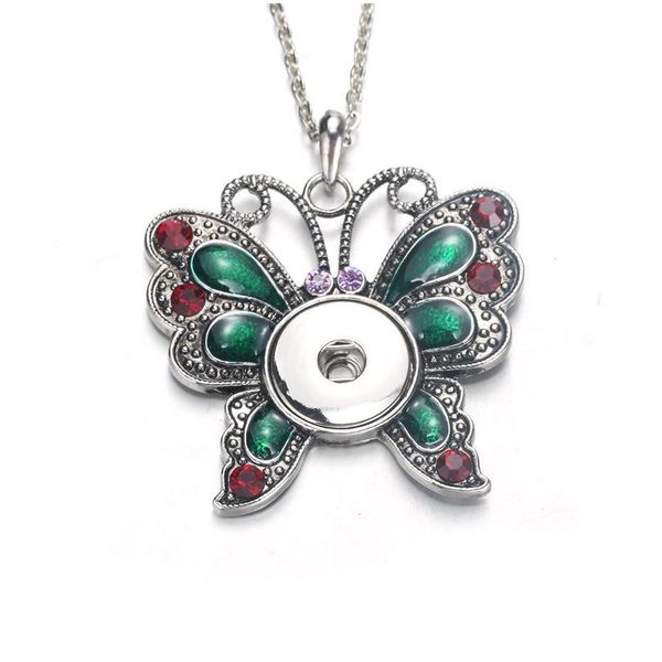 new fashion butterfly necklace rhinestones snap button pendant pearl necklace fit 18mm buttons charm fashion women bbycqb, Silver
new fashion butterfly necklace rhinestones snap button pendant pearl necklace fit 18mm buttons charm fashion women bbycqb, Silver