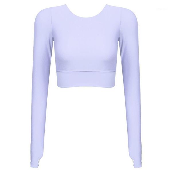 yoga outfits women spring shirt round neck long sleeve crop back cross strappy running sportwear female gym workout fitness 1, White;red
yoga outfits women spring shirt round neck long sleeve crop back cross strappy running sportwear female gym workout fitness 1, White;red