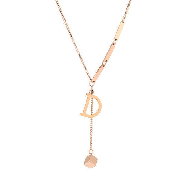jioromy ins 2020 new arrival jewelry for women simple letter d necklaces titanium steel small square pendant necklace, Golden;silver
jioromy ins 2020 new arrival jewelry for women simple letter d necklaces titanium steel small square pendant necklace, Golden;silver