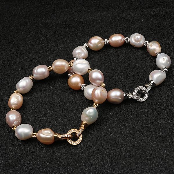 fashionable natural pearl bracelet natural pearlfemale high-grade baroque irregular pearl bracelet inlaid hoimb, Golden;silver
fashionable natural pearl bracelet natural pearlfemale high-grade baroque irregular pearl bracelet inlaid hoimb, Golden;silver