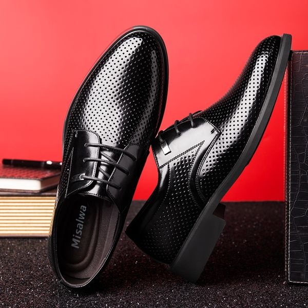 misalwa spring / summer hollow classic derby men's dress shoes breathable bitty oversized 47 48 49 casual business suit shoes y200420, Black
misalwa spring / summer hollow classic derby men's dress shoes breathable bitty oversized 47 48 49 casual business suit shoes y200420, Black