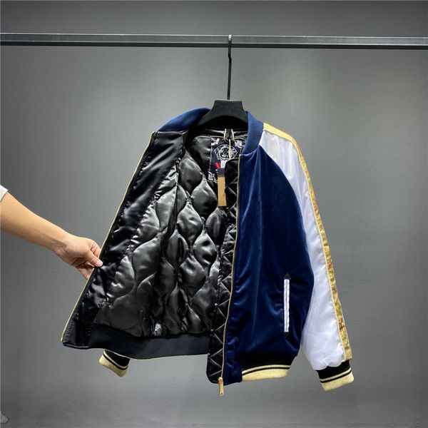 mens jacket autumn and winter embroidered letters coat stitched jacket fashion, Black;brown
mens jacket autumn and winter embroidered letters coat stitched jacket fashion, Black;brown