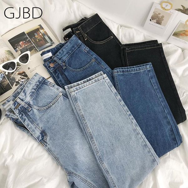 women's jeans gjbd pants 2021 spring classic vintage streetwear baggy fashion casual high waist trouser boyfriend straight for, Blue
women's jeans gjbd pants 2021 spring classic vintage streetwear baggy fashion casual high waist trouser boyfriend straight for, Blue