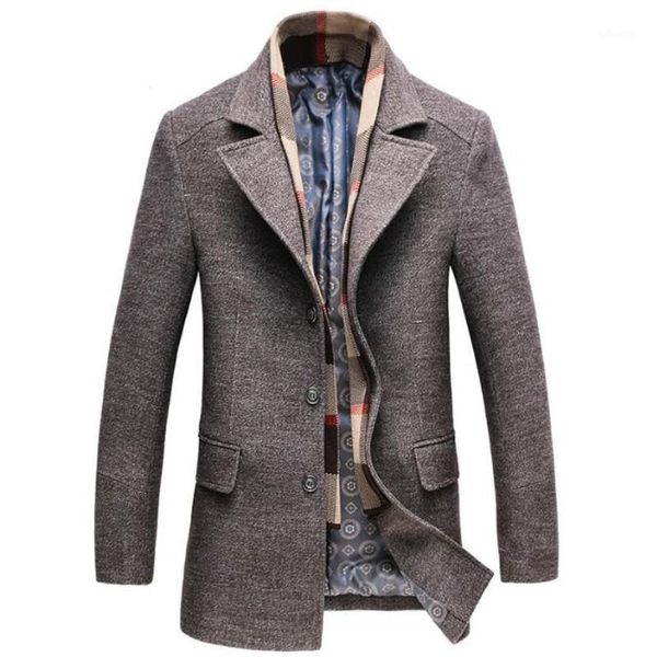 winter men's casual wool trench coat fashion business long thicken slim overcoat jacket male clothes m-3xl1, Black
winter men's casual wool trench coat fashion business long thicken slim overcoat jacket male clothes m-3xl1, Black