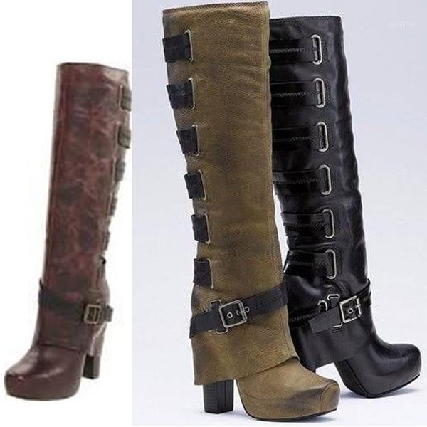 fashion women jackboots thick heel boots bandage over the knee fashion boots zapatos de mujer motorcycle size 35-431, Black
fashion women jackboots thick heel boots bandage over the knee fashion boots zapatos de mujer motorcycle size 35-431, Black