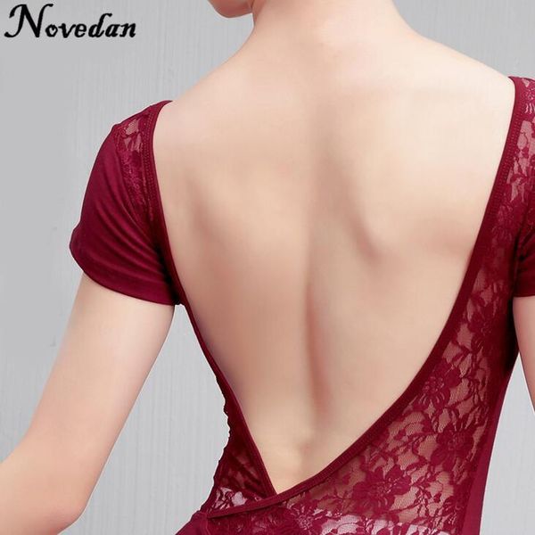 women ballet dance dancewear gymnastics leotard mesh lace tutu costume short & long sleeve black bodysuit, Black;red
women ballet dance dancewear gymnastics leotard mesh lace tutu costume short & long sleeve black bodysuit, Black;red