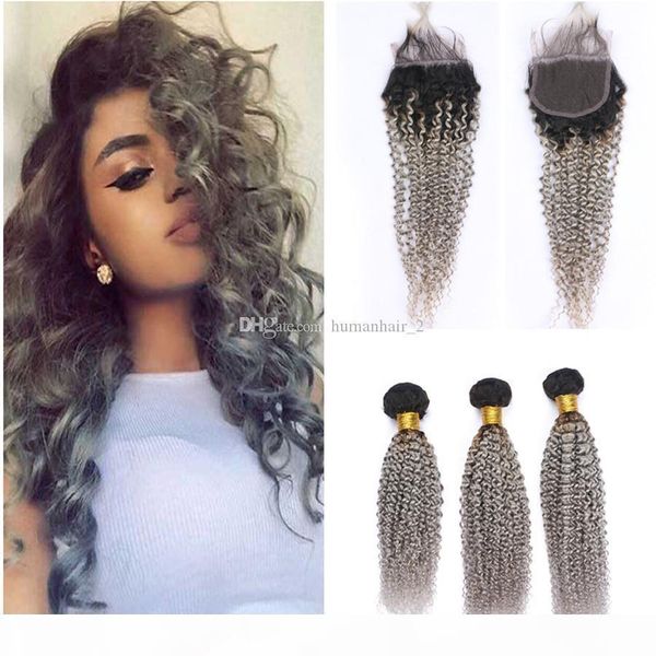 grey ombre hair with lace closure two tone afro kinky curly hair extensions 3pcs deals with closure brazilian virgin hair with closure, Black;brown
grey ombre hair with lace closure two tone afro kinky curly hair extensions 3pcs deals with closure brazilian virgin hair with closure, Black;brown