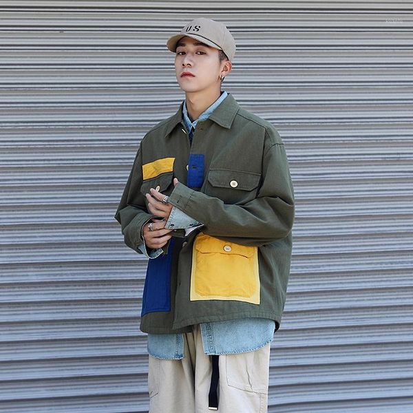 2019 autumn men's wash work clothes outerwear streetwear bomber jacket loose cardigan male high-quality coats big size m-5xl1, Black;brown
2019 autumn men's wash work clothes outerwear streetwear bomber jacket loose cardigan male high-quality coats big size m-5xl1, Black;brown