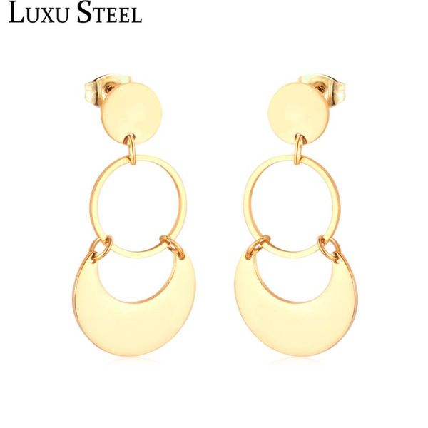 dangle & chandelier luxusteel hollow out round drop earrings stainless steel geometry long female bijoux party daily wear, Silver
dangle & chandelier luxusteel hollow out round drop earrings stainless steel geometry long female bijoux party daily wear, Silver