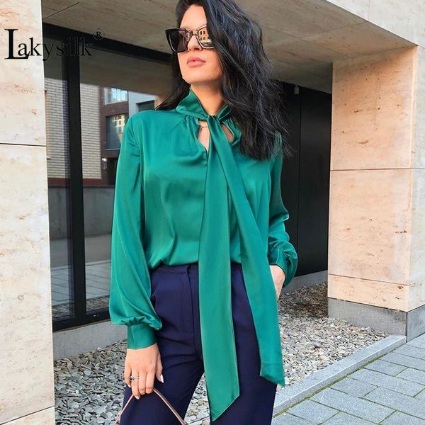 women's blouses & shirts vintage women's solid bow collar fashion puff sleeve office ladies full loose 2021 spring1, White
women's blouses & shirts vintage women's solid bow collar fashion puff sleeve office ladies full loose 2021 spring1, White