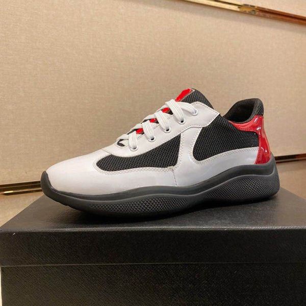 new men america cup designer sneakers patent leather flat trainers black blue mesh lace-up nylon casual shoes outdoor runner shoes with
new men america cup designer sneakers patent leather flat trainers black blue mesh lace-up nylon casual shoes outdoor runner shoes with