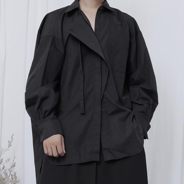 s~5xl custommade size plus new men's clothing stylish personality gd mid-length loose casual stitching long-sleeved shirt, White;black
s~5xl custommade size plus new men's clothing stylish personality gd mid-length loose casual stitching long-sleeved shirt, White;black