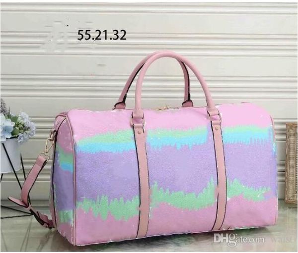 2021 55cm large capacity women travel bags sale quality women men shoulder duffel bags carry on luggage bottom rivets with lock head
2021 55cm large capacity women travel bags sale quality women men shoulder duffel bags carry on luggage bottom rivets with lock head