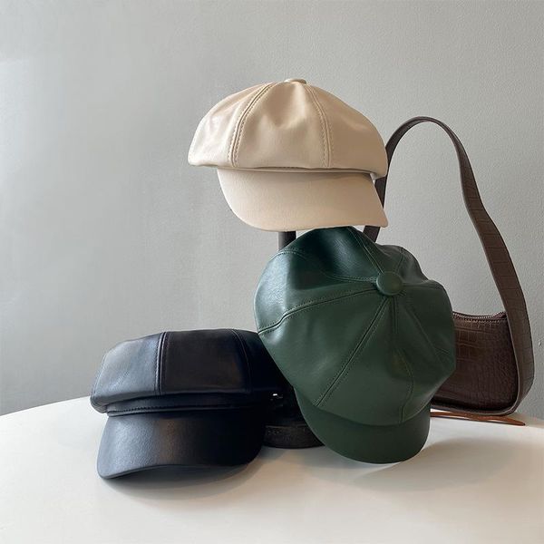 урожай pu восьмиугольной hat повседневной streetwear женщина 2020 осень зима основной ретро твердый femle шляпа, Blue;gray
урожай pu восьмиугольной hat повседневной streetwear женщина 2020 осень зима основной ретро твердый femle шляпа, Blue;gray