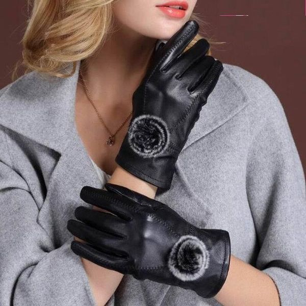five fingers gloves winter women sheepskin genuine leather fur line solid pure mitten for 2021 lady thickened warm elegant, Blue;gray
five fingers gloves winter women sheepskin genuine leather fur line solid pure mitten for 2021 lady thickened warm elegant, Blue;gray