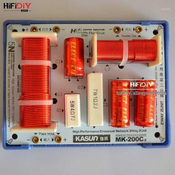 hifidiy live hi-fi speakers audio frequency divider crossover filters 2way 2 speaker tweeter + bass unit -200c1
hifidiy live hi-fi speakers audio frequency divider crossover filters 2way 2 speaker tweeter + bass unit -200c1