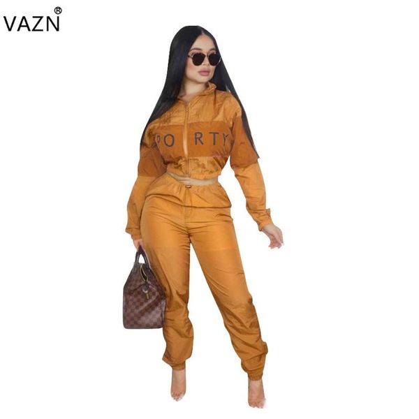 vazn autumn high street casual design 2020 women 2 piece set letter hooded full sleeve full length tracksuit set sd9052, White
vazn autumn high street casual design 2020 women 2 piece set letter hooded full sleeve full length tracksuit set sd9052, White