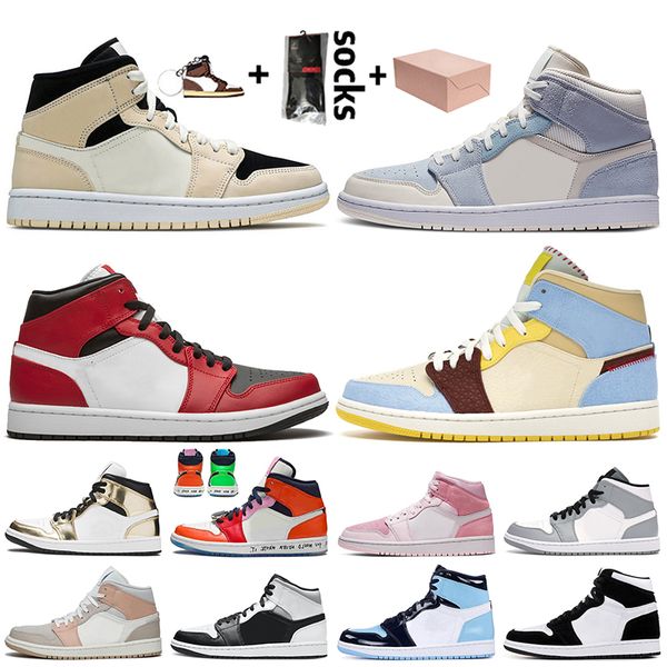 2021 fashion with box mid jumpman 1 1s women mens outdoor shoes barely orange light blue chicago chateau rouge fearles trainers sneakers
2021 fashion with box mid jumpman 1 1s women mens outdoor shoes barely orange light blue chicago chateau rouge fearles trainers sneakers