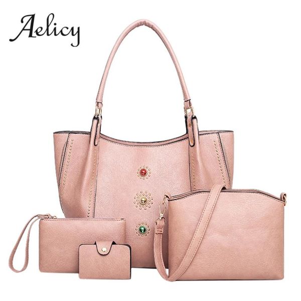 aelicy women bag handle bags female 2020 women messenger bags handbag set pu leather composite bag 4pcs
aelicy women bag handle bags female 2020 women messenger bags handbag set pu leather composite bag 4pcs