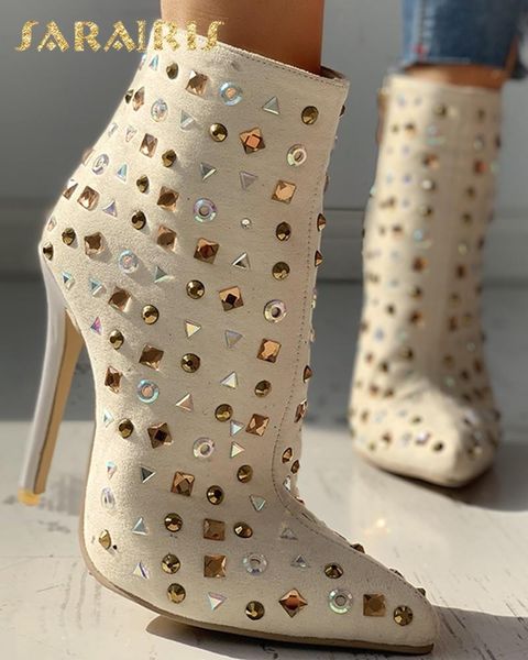 sarairis new arrivals big size 43 super fetish boots woman shoes rivet zip up high heels crystal ins shoes ladies boots, Black
sarairis new arrivals big size 43 super fetish boots woman shoes rivet zip up high heels crystal ins shoes ladies boots, Black