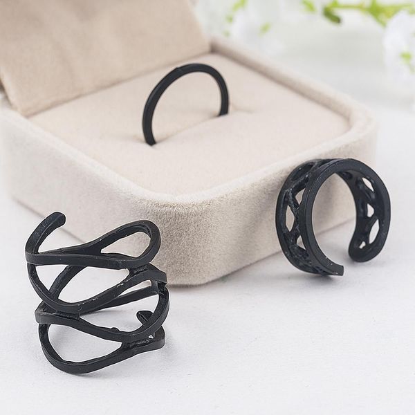 3pcs punk multilayer hollow cross midi finger tip rings set stack plain above knuckle rings for women black sqckad new_dhbest, Silver
3pcs punk multilayer hollow cross midi finger tip rings set stack plain above knuckle rings for women black sqckad new_dhbest, Silver