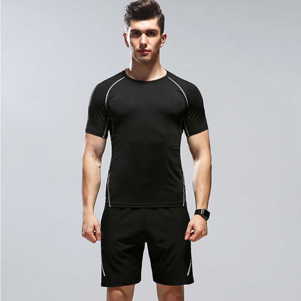 sports and leisure two suits men's breathable quick drying clothes outdoor running fitness elastic suit, Gray
sports and leisure two suits men's breathable quick drying clothes outdoor running fitness elastic suit, Gray